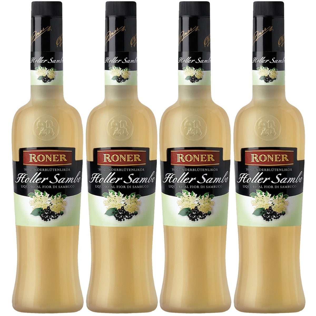 Roner Holler Sambo Holunderblütenlikör Likör Italien (4 x 0.7l) - Versanel -