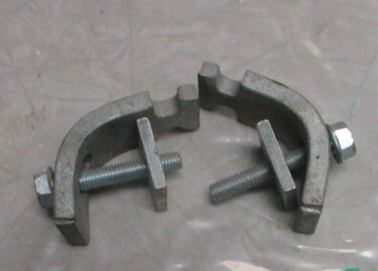 Dayton 33N239 Festoon Support Bracket Clip C-Track, Galvanized