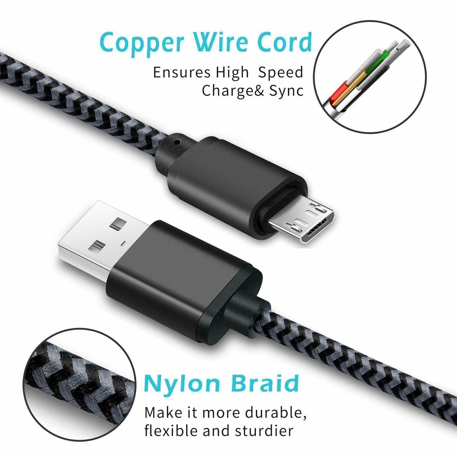Micro USB Data Sync Opladerkabel til Android Telefoner - Lifafa Denmark