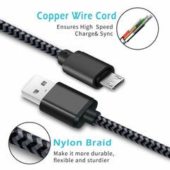 Micro USB Data Sync Opladerkabel til Android Telefoner - Lifafa Denmark