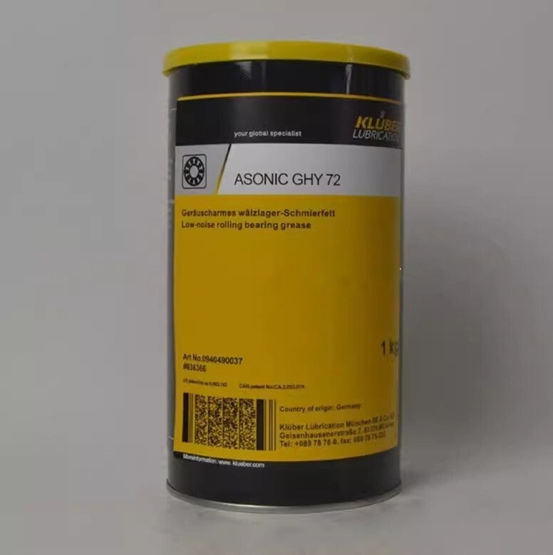 KLUBER Lubrication ASONIC GHY 72 Grease 1Kg ( 2.2 LB)  free ship