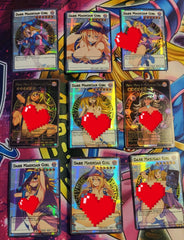 Dark Magician Girl Sexy Orica Custom Art Holo Waifu Nude Lewd Yugioh Card Lot