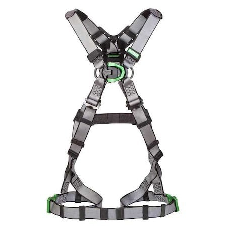 Msa Safety 10195044 V-Fit Full Body Harness, 2Xl, 400 Lb., Quick-Connect Chest/