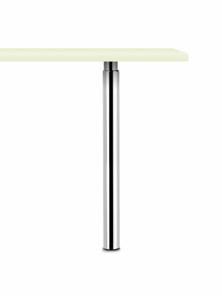 Naber | Trampolo 50 rund | Stützfuß | chrom poliert | H 880 - 1060 mm