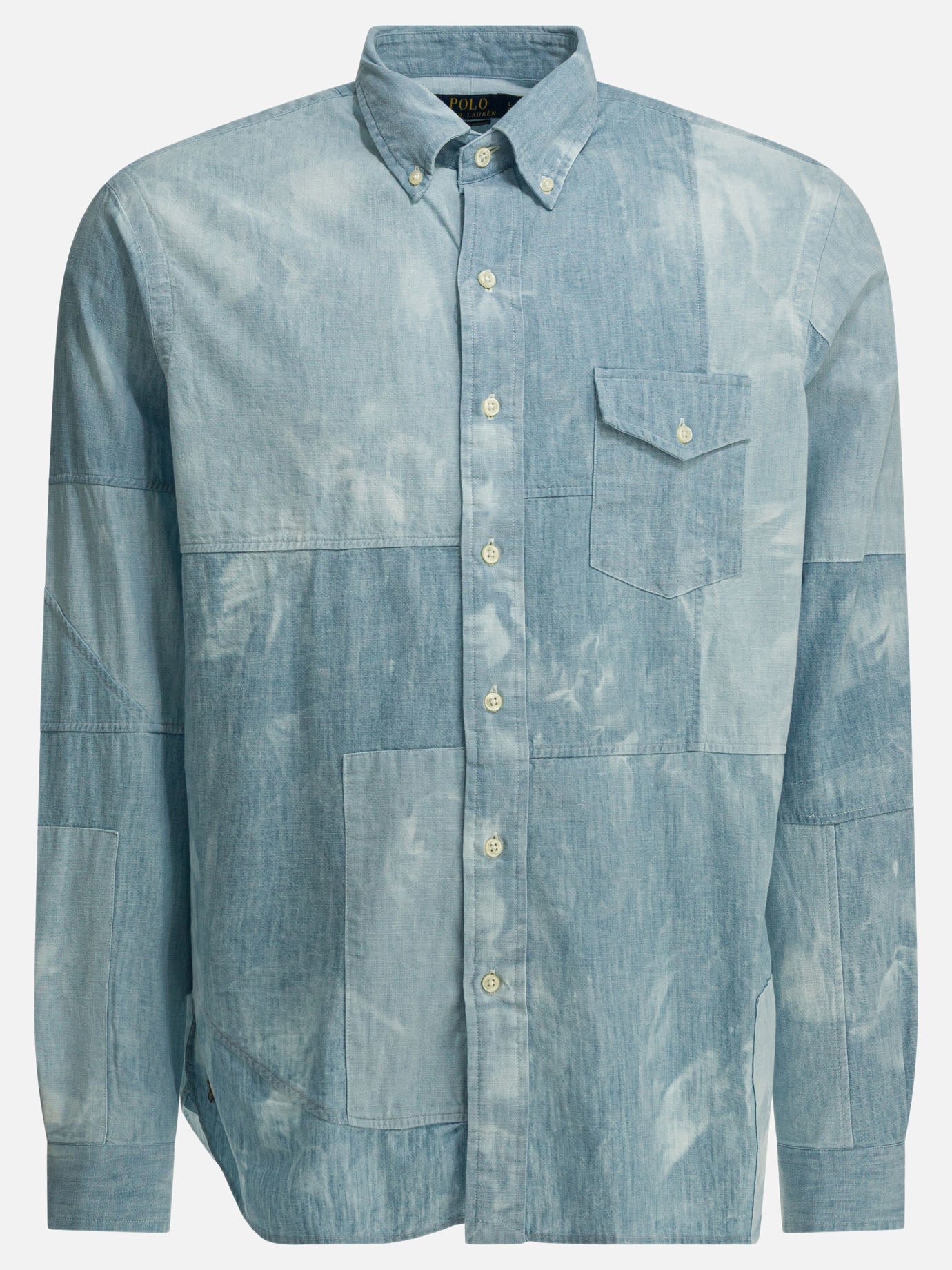 Polo Ralph Lauren Tie-dye casual shirt Light blue