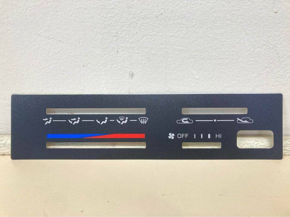 Toyota Sprinter AE86 Zenki Heater Control Decal