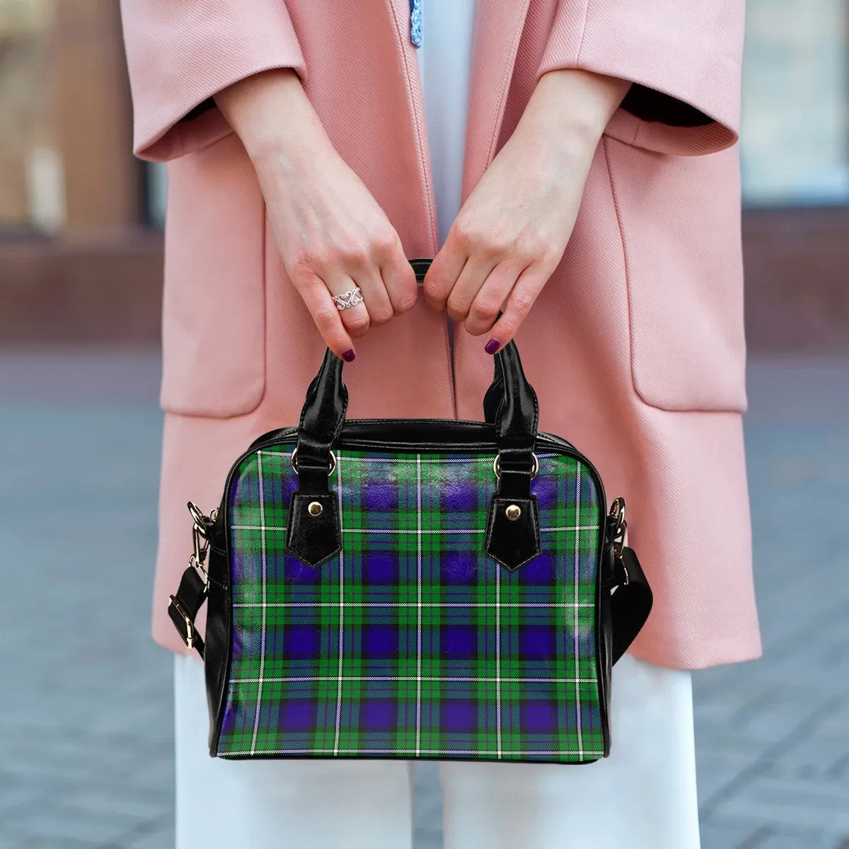 Scottish Alexander Tartan Shoulder Handbag Tartan Plaid 3