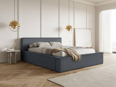 Bettgestell Rafe Rippenstoff 140 x 200 cm