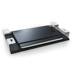 Stahlregal für Monitorständer – Weiß