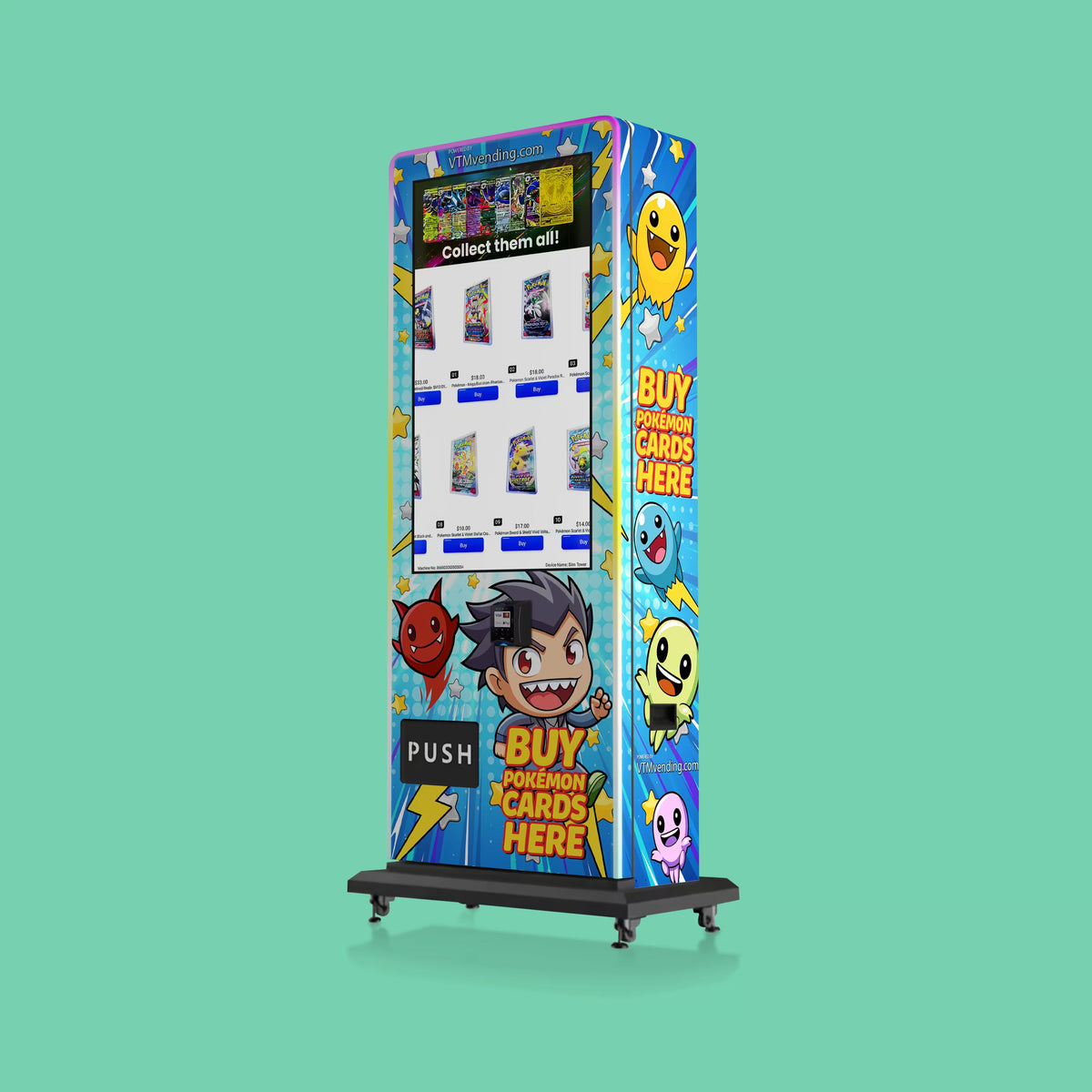 Slim Pack Tower 2.0 Pokémon Vending Machine.