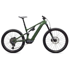 specialized 2025 turbo levo 4 expert electric mountain bike-color-gloss cypress metallic / silver dust