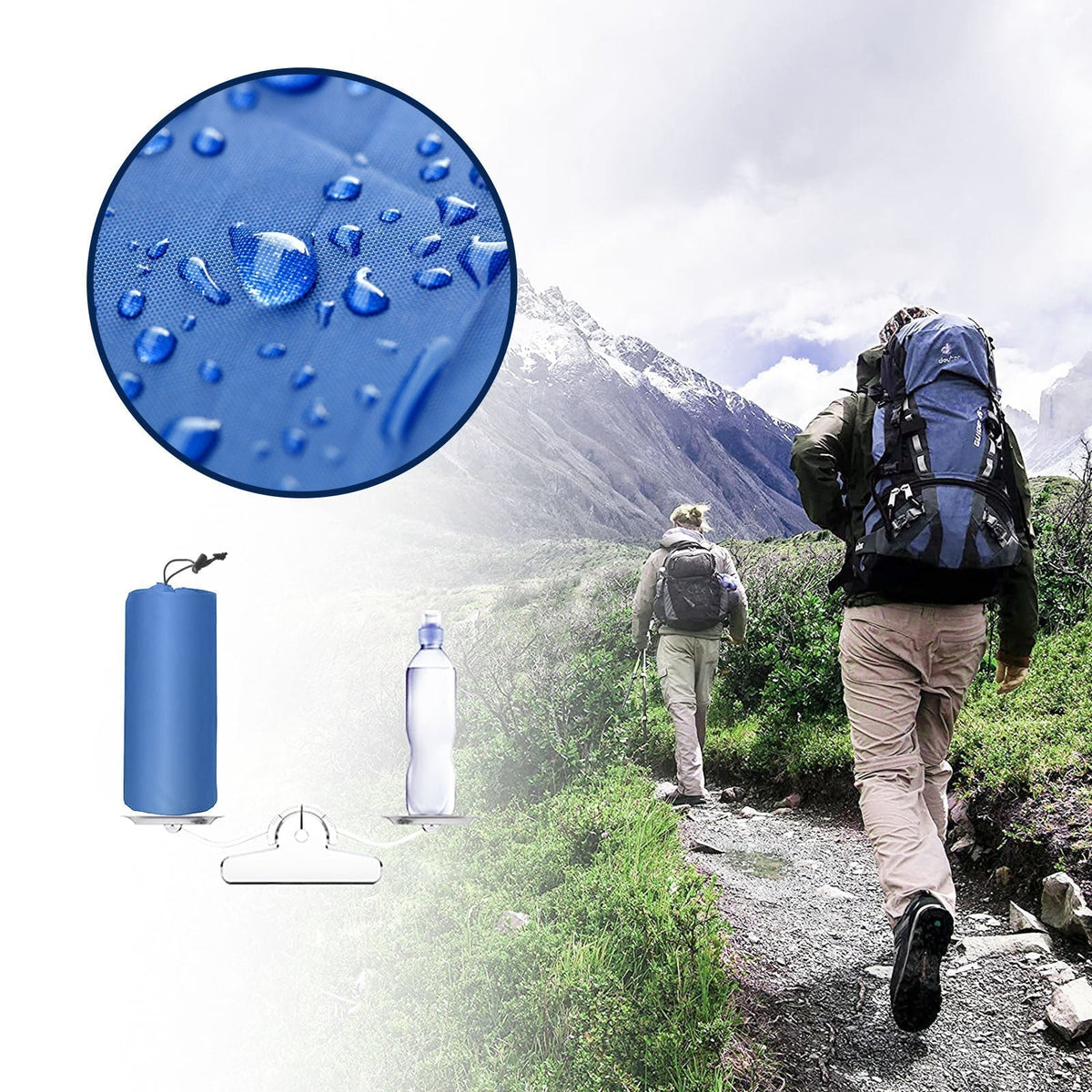 🛏️NÅ 50 % RABATT✨Oppblåsbar pute til utendørstelt - Premium madrass⛺️ Myk og komfortabel, vanntett og slitesterk for camping og turer 🌲