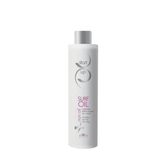 Flacone cilindrico di gel per capelli da 250ml.