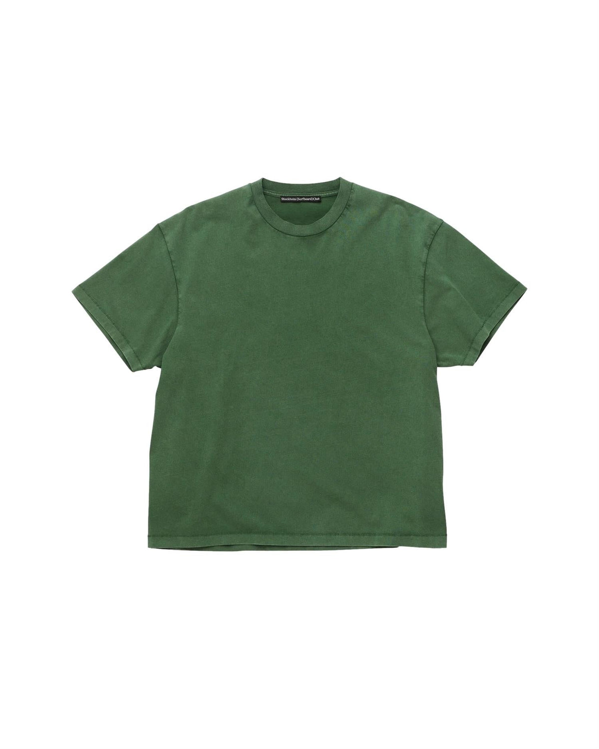 Stockholm Surfboard Club Box Tee Back Logo Green Mile T-shirt Grønn - modostore.no