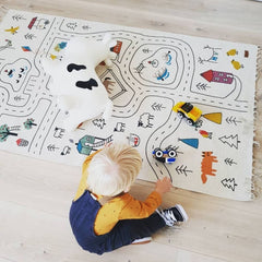 Straßenteppich "Kleiner Entdecker" - 150x90 cm - Juniorito