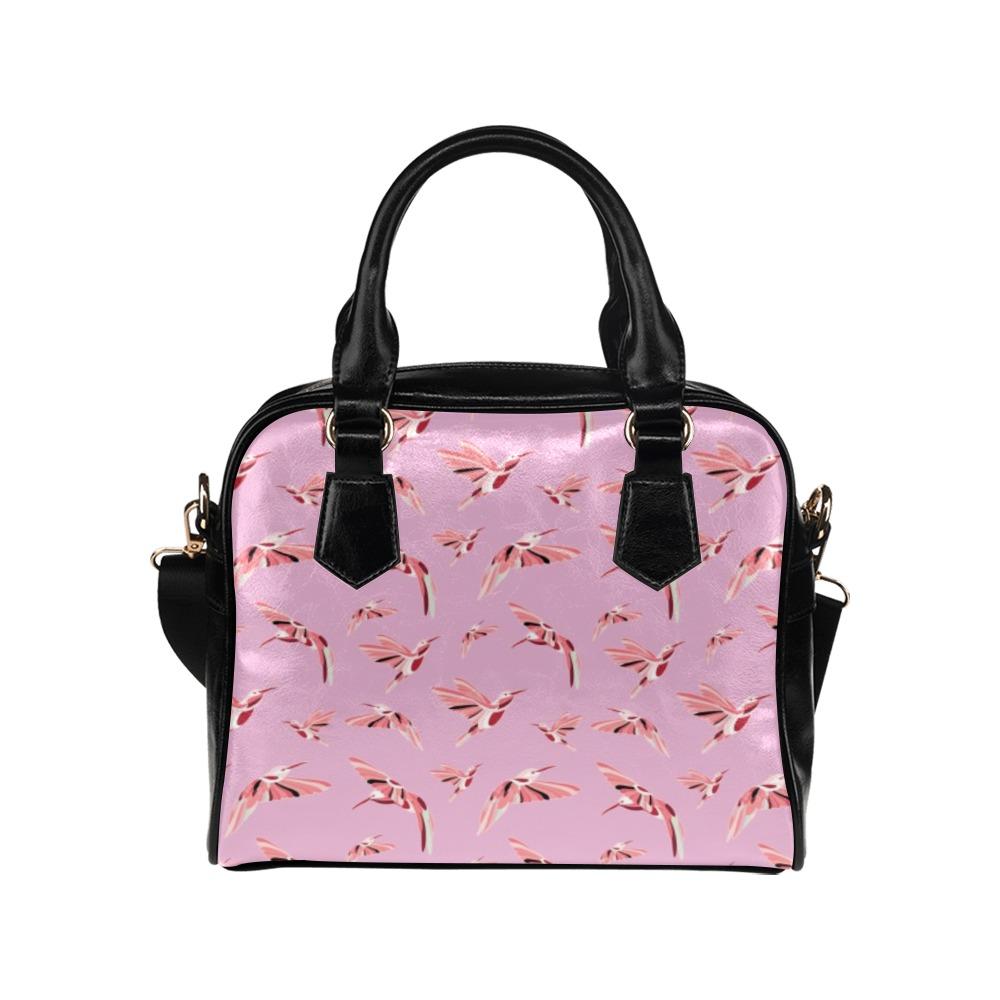 Strawberry Pink Shoulder Handbag (Model 1634) Shoulder Handbags (1634) e-joyer