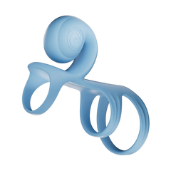 SVibe Snail JOVI Arc Couples Ring Sky Blue