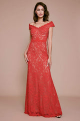 Tadashi Shoji - Scalloped V-Neck Sheath Dress BLC19827L - 1 pc Phoenix/Nude In Size 0 Available CCSALE 0 / Phoenix/Nude