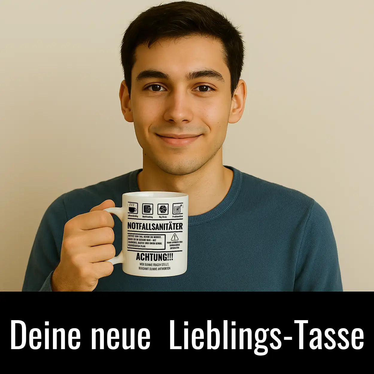 Tasse Sarkasmus Notfallsanitäter - Druckerino