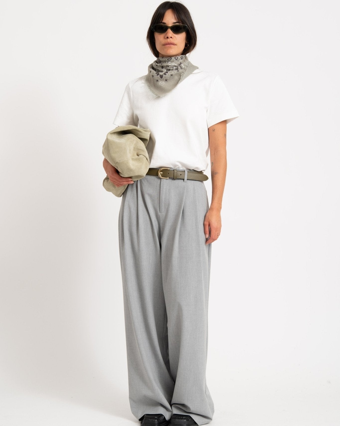 TILTIL Ceder Pantalon Melange Grey - Things I Like Things I Love