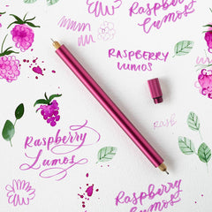 Tom's Studio Fineliner Lumos Pro - Refillable Multi-Tip Pen: Raspberry / Duo Tip bei Nauli and Stories
