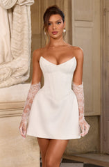 Torin Mini Dress - Ivory Dress XS Babyboo Fashion Premium Exclusive Design