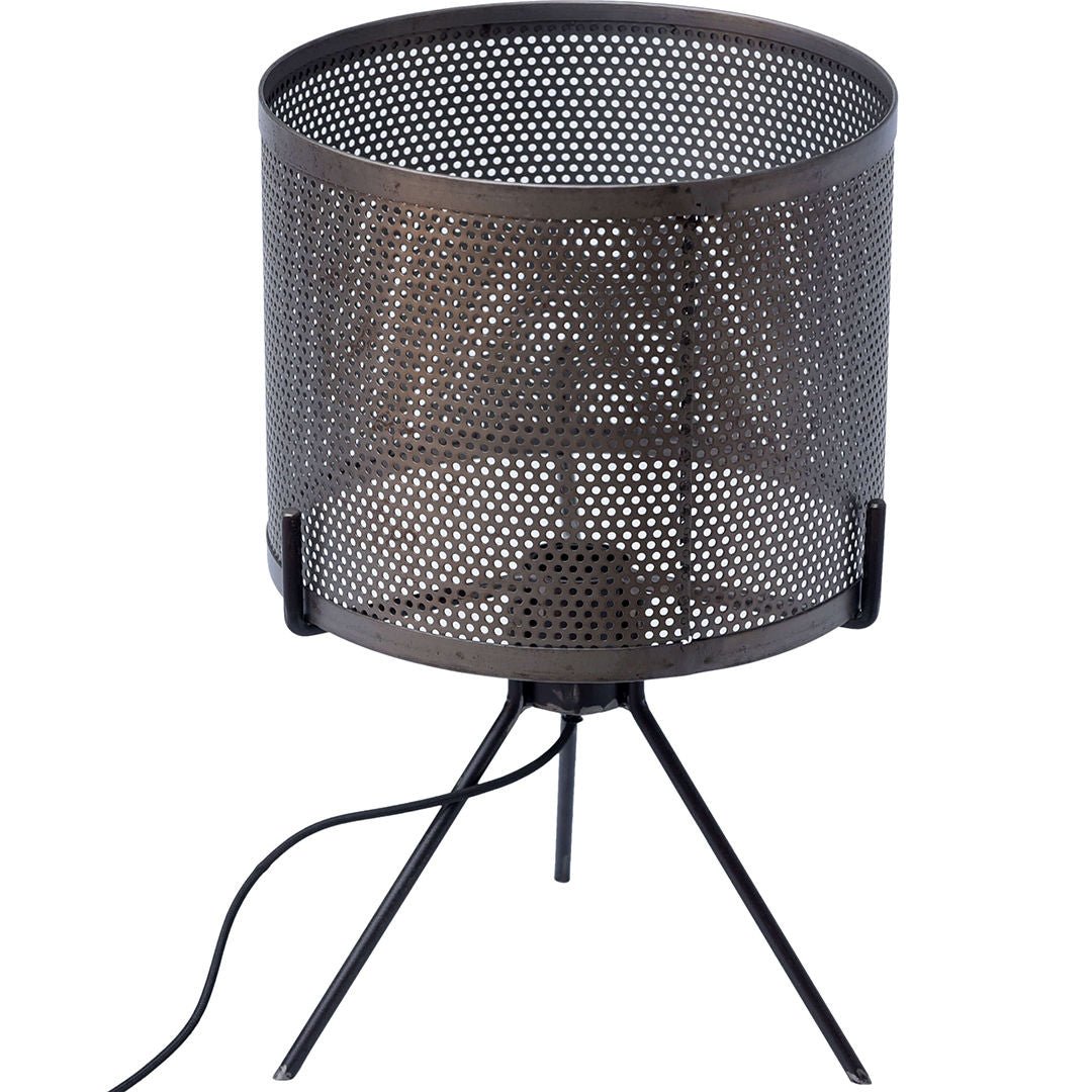 Trademark Living Kelly Tischlampe mit perforiertem Schirm - ST Handel GmbH Abteilung Lund & Larsen