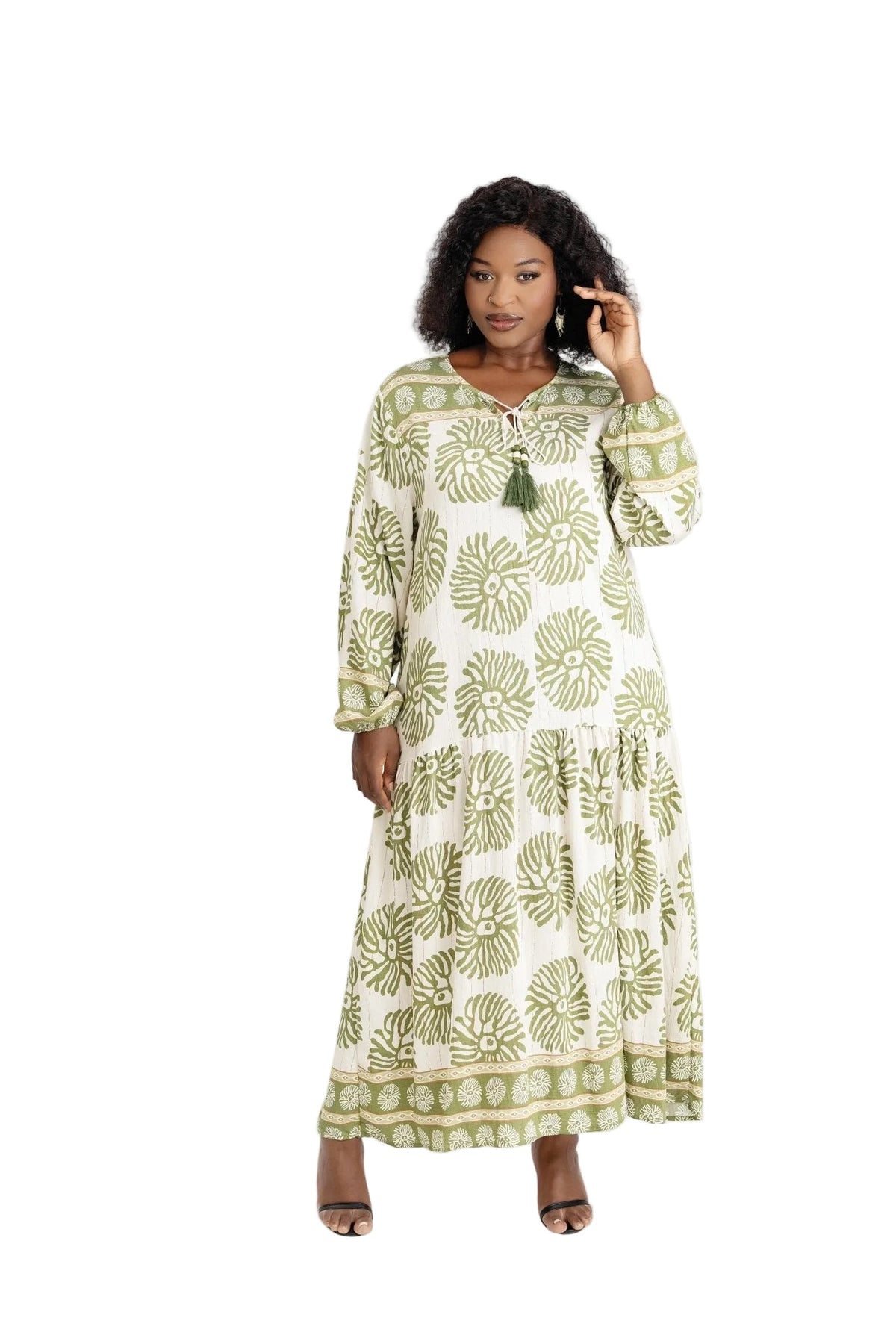 tribal print dress for women african style