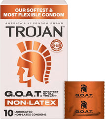 Trojan® Trojan G.O.A.T. Non-Latex Condoms – Ultra Flex 10 Pack