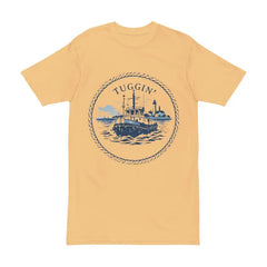 Tugging Heavyweight Tee Nautical Boat Graphic Shirt for Adventure Lovers - Ocean State Styles