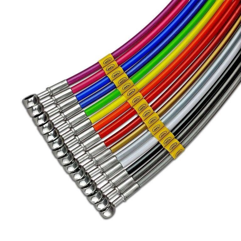 Tubo freno 1 tubi Set Up OEM (raccordo acciaio) Honda 125 CB125T - DC Superdream 1982 - 1988 HEL - ENDURRAD