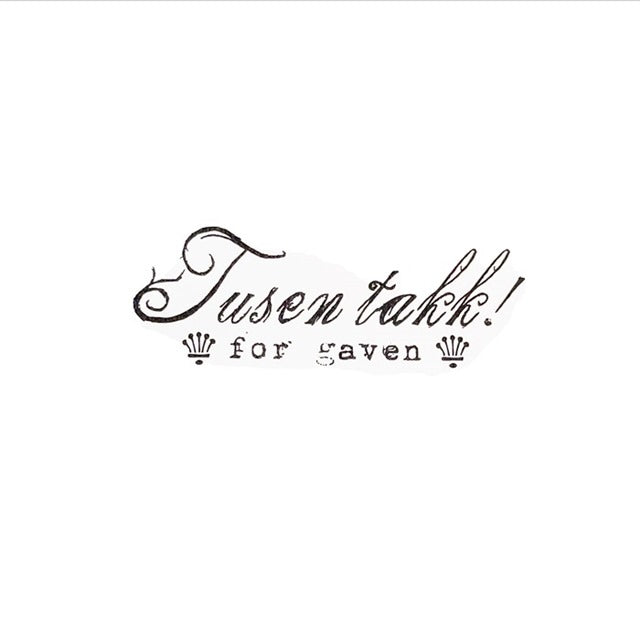 Inkido - Tusen takk for gaven  - Stempel