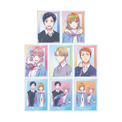 TV Animation "Blue Box" Trading Ani-Art Clear Label Acrylic Card Box (pre-order)