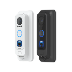 Ubiquiti UniFi G4 Doorbell Pro PoE Gang Box Mount in Black and White