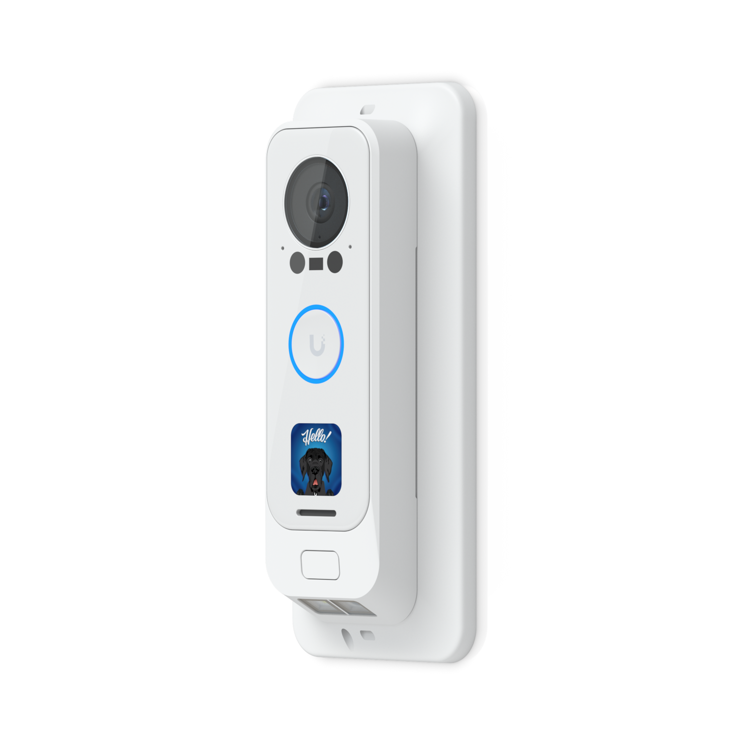 Ubiquiti UniFi G4 Doorbell Pro PoE Gang Box Mount in White