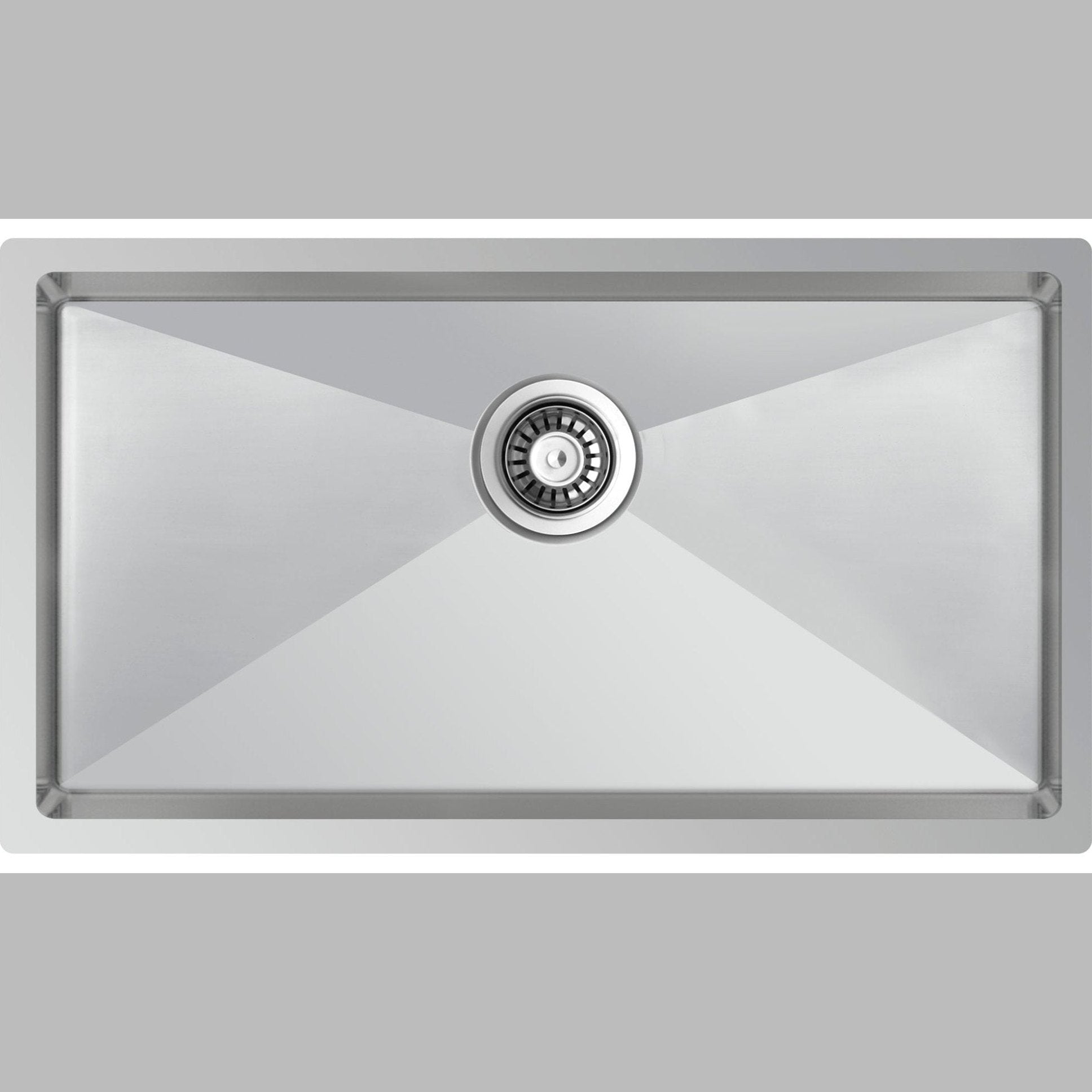 Ukinox Tenline TNL 745 Kitchen Sink, 745×440mm — Polished Stainless Steel - www.ultrabathroom.com