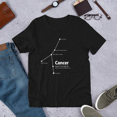 Cancer Constellation Short-Sleeve Unisex T-Shirt - Objet D'Art