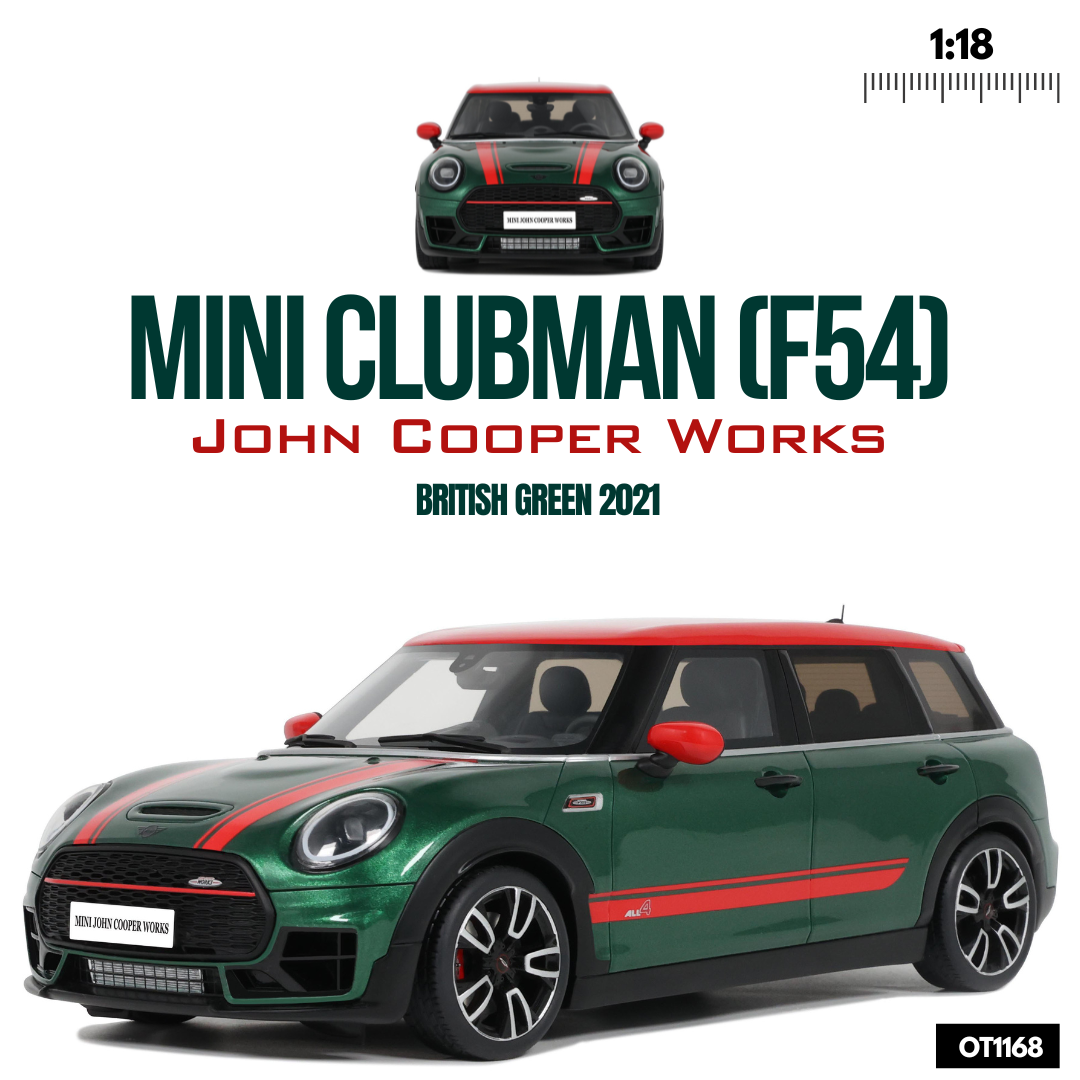 Mini Clubman JCW British Green 2021 1/18 OTTOMOBILE OT1168