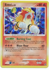 Pokemon HeartGold SoulSilver Promo Card Entei 4/132 Holo Rare Reprint