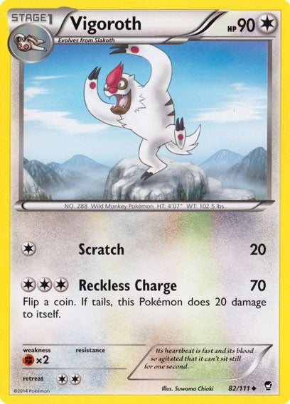 Watchog 85/111 - Pokemon XY Furious Fists Card