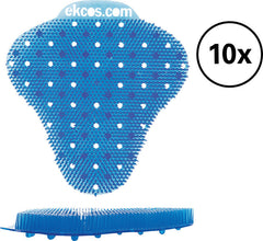 Ekcos Urinalmatten – Kunststoff, Blau, biologisch abbaubar, für Urinale, 12er-Pack