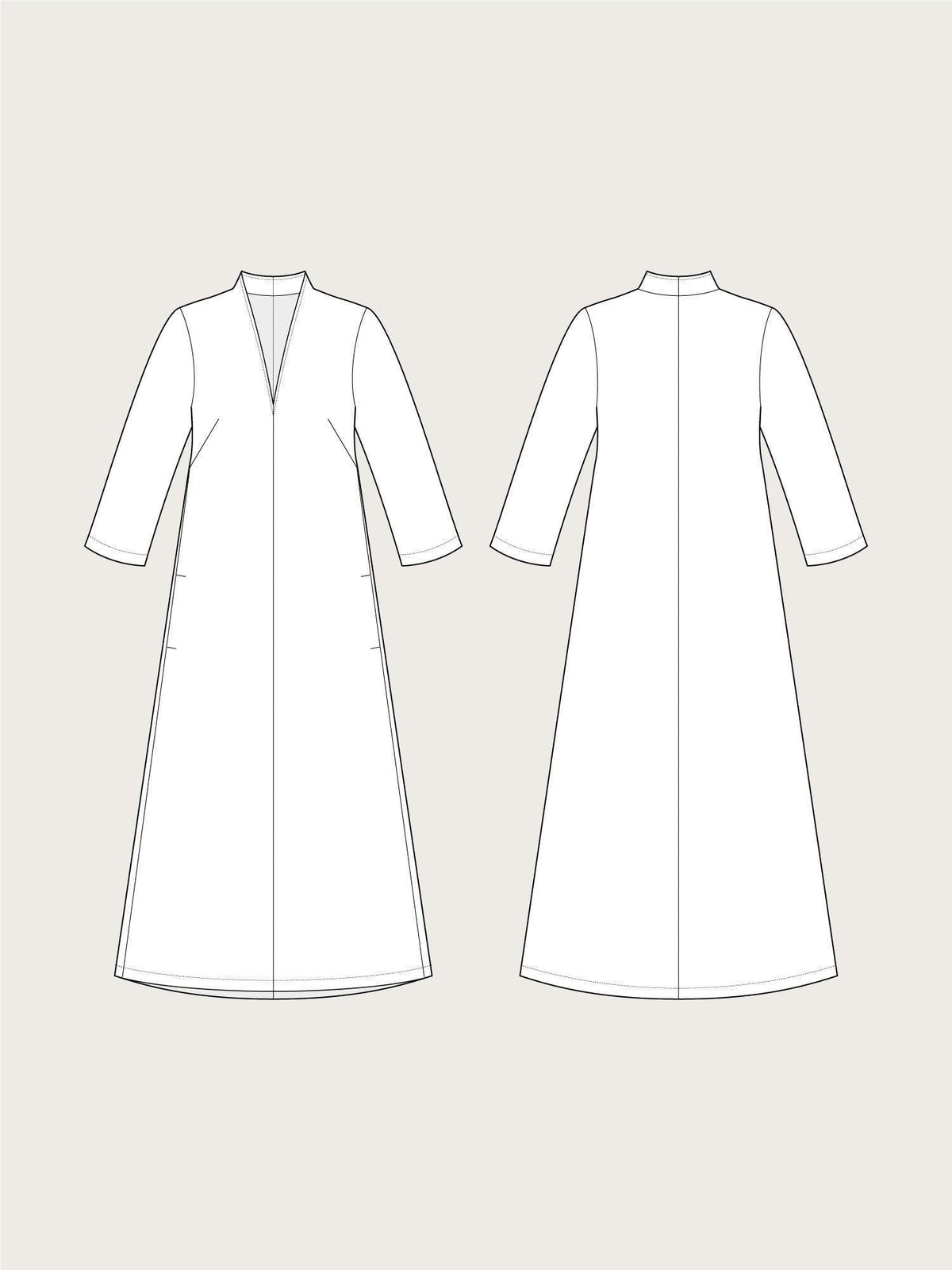 V-NECK DRESS PATTERN - The Assembly Line shop