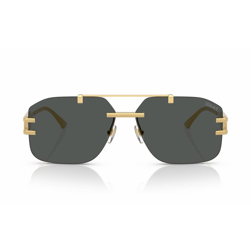 versace eyewear, versace sunglasses, xeyes sunglass shop, fashion, fashion sunglasses, women sunglasses, men sunglasses, damier plaque sunglasses, ve 2275