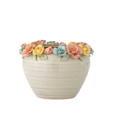 CREATIVE COLLECTION Eanna urtepotteskjuler rosa stentøj D19,5xH14