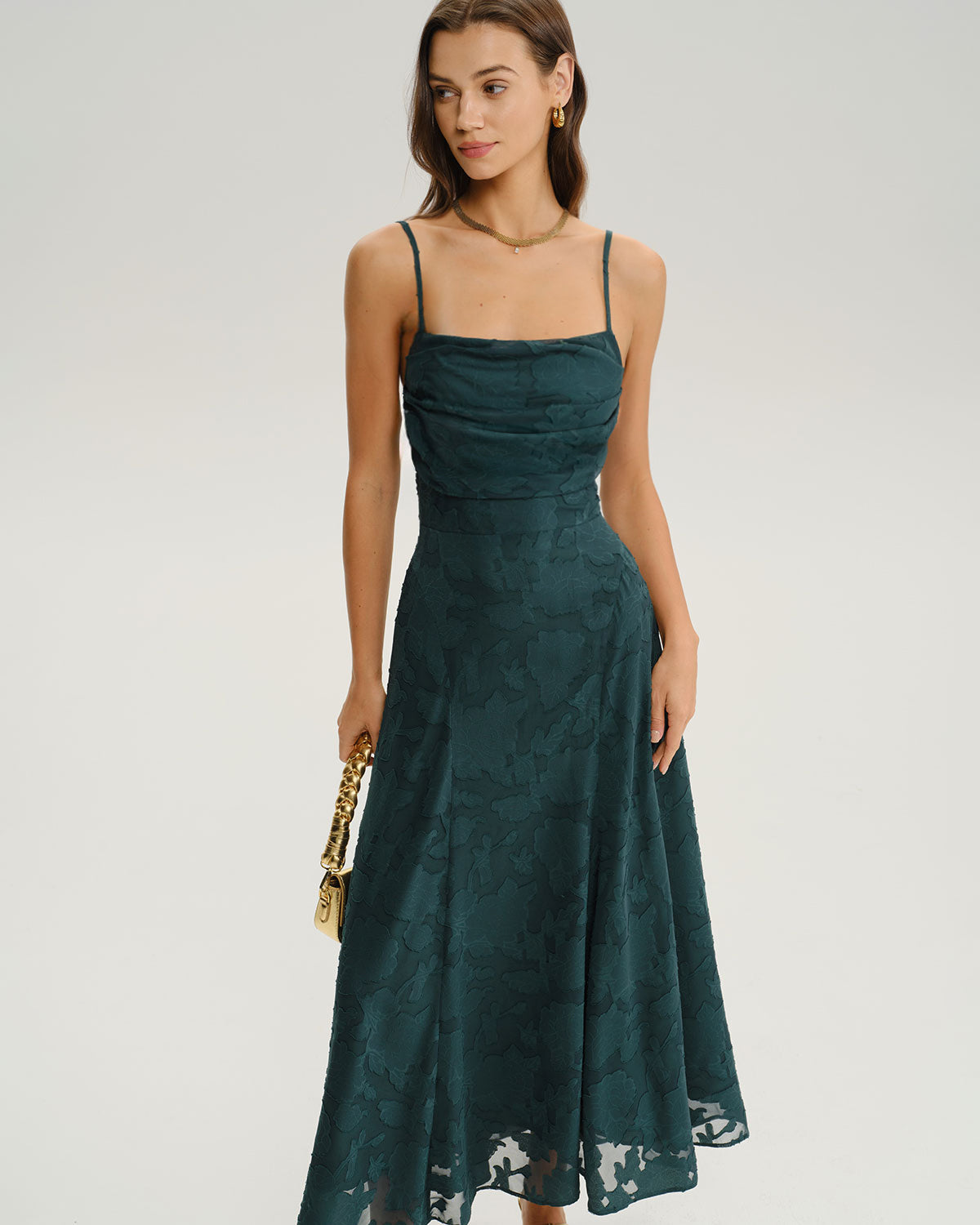 Women's Woven Polyester Maxi Dresses Dresses - RIHOAS