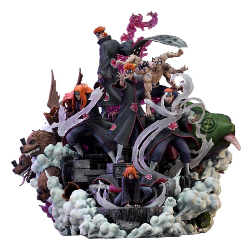 Statuette Naruto Shippuden 1/8 PAIN Les Six Chemins de la Douleur 57 cm