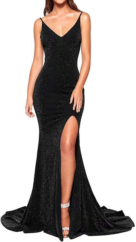 black evening dress