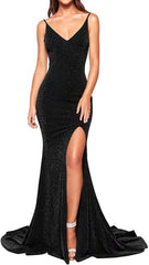 black evening dress