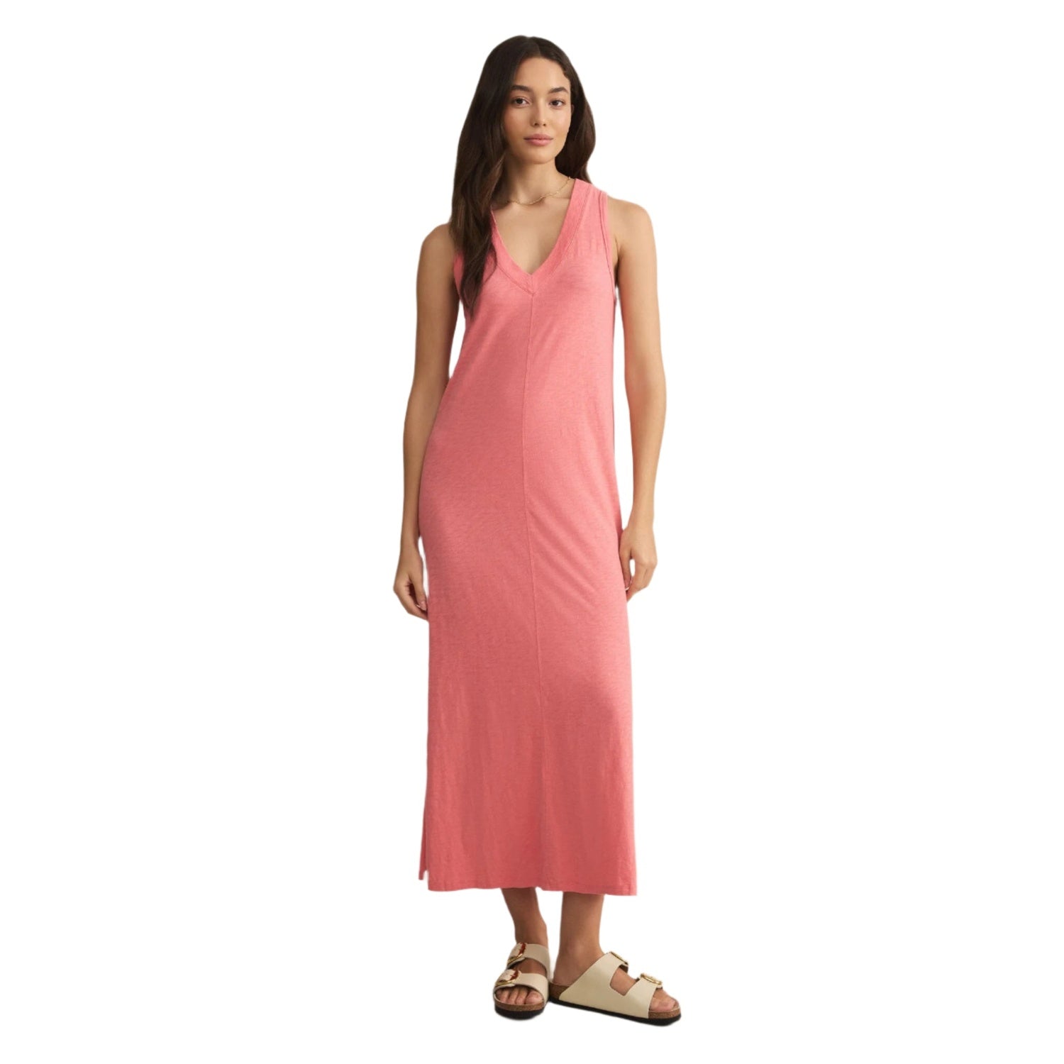 Women’s Coastline Midi Dress Z Supply - SNP SUNSET PINK / XS