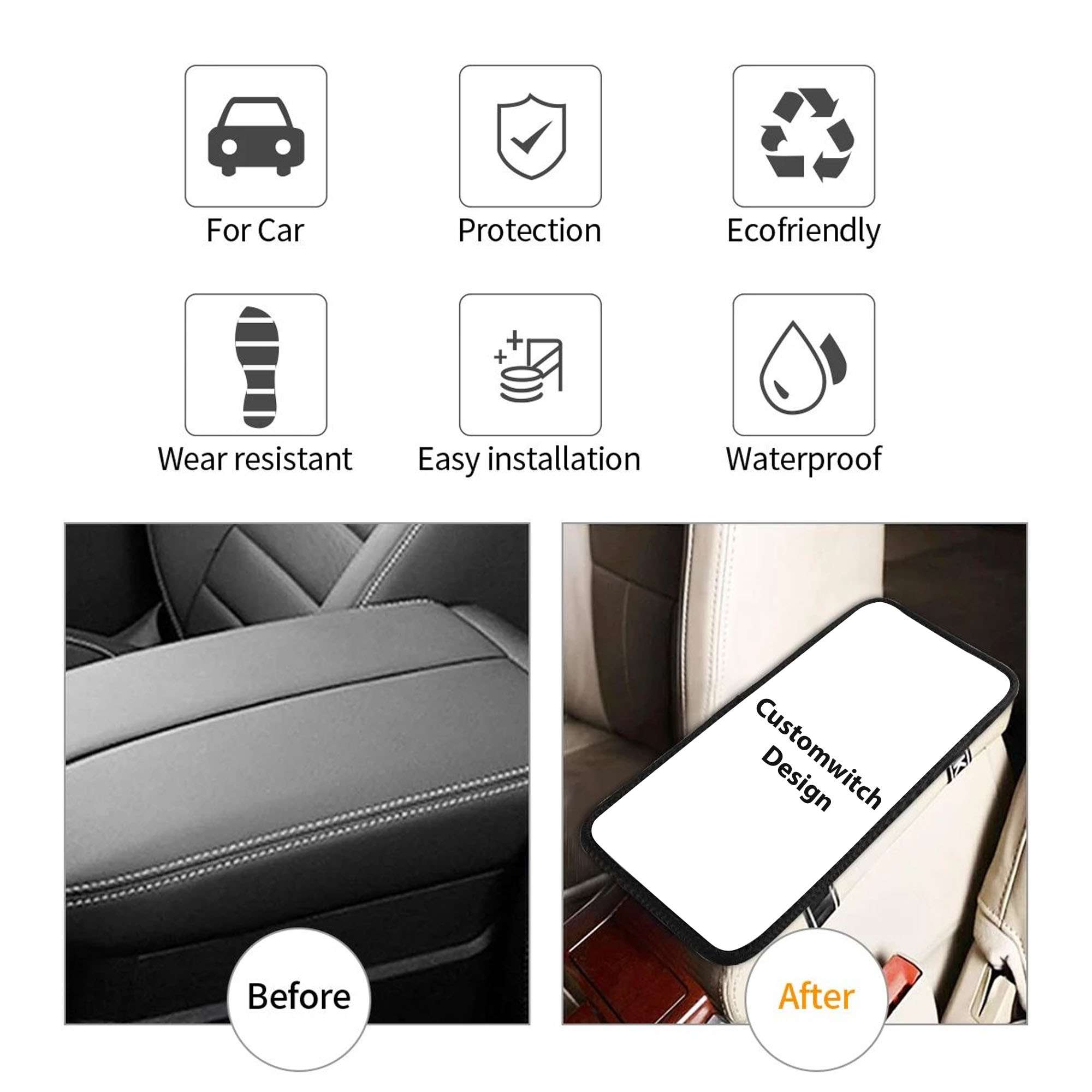 I Can Do All Things Through Christ Philipians 4 13 Car Center Console Cover, Religious Car Interior Accessories